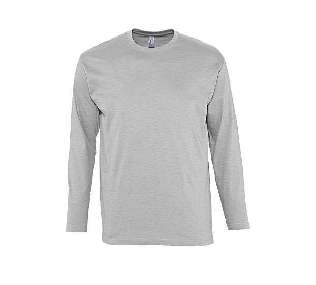 T-SHIRT DE TRAVAIL MANCHES LONGUES 150 G GRIS CHINÉ