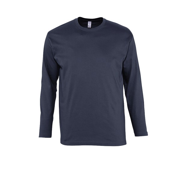 T-SHIRT DE TRAVAIL MANCHES LONGUES 150 G MARINE T. 5XL