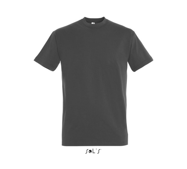 T-SHIRT DE TRAVAIL MANCHES COURTES 190 G GRIS PUR T. 4XL