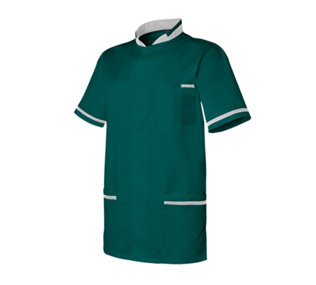 TUNIQUE INFIRMIER HOMME ANGE VERT OPALE/BLANC