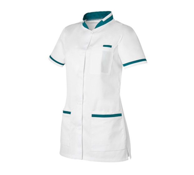 TUNIQUE INFIRMIÈRE FEMME ANGELE BLANC/VERT OPALE