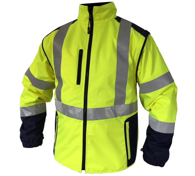 BLOUSON HAUTE VISIBILITÉ OSLO JAUNE FLUO