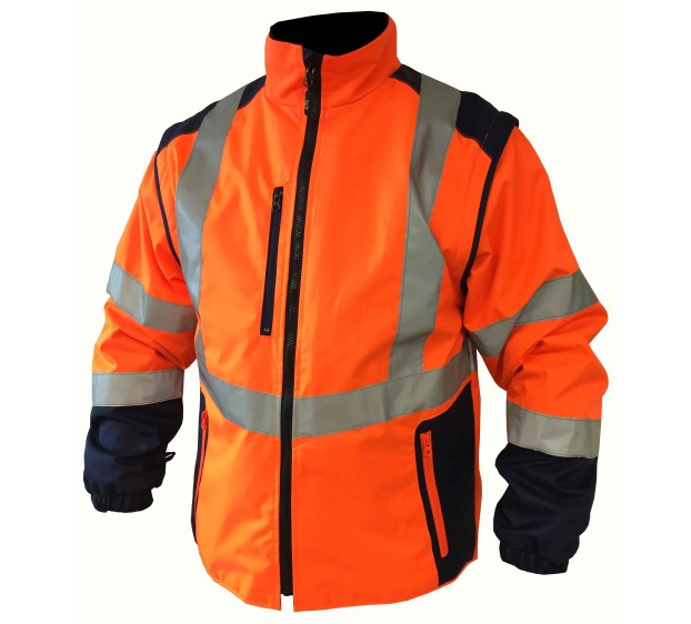 BLOUSON HAUTE VISIBILITÉ OSLO ORANGE FLUO