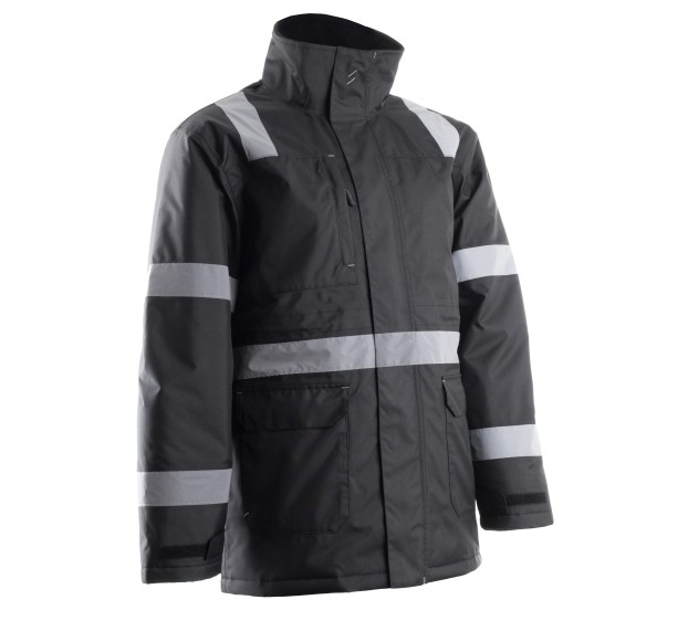 PARKA AGENT DE SECURITE INCENDIE SECURITE NOIR