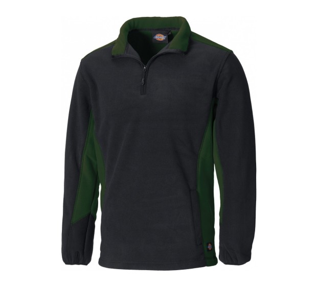 MICROPOLAIRE BICOLORE TWOTONE OLIVE/NOIR