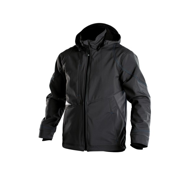 VESTE SOFTSHELL IMPERMEABLE HOMME GRAVITY NOIR/GRIS