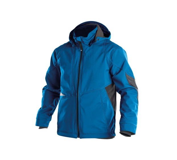 VESTE SOFTSHELL IMPERMEABLE HOMME GRAVITY BLEU/GRIS