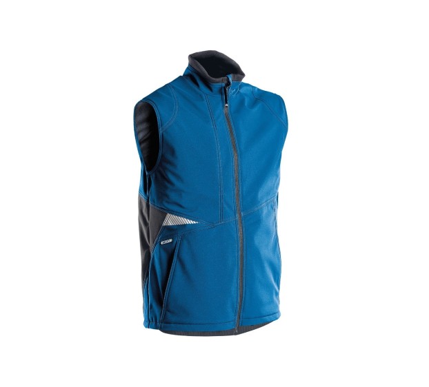 GILET POLAIRE HOMME/FEMME BI FUSION BLEU/GRIS