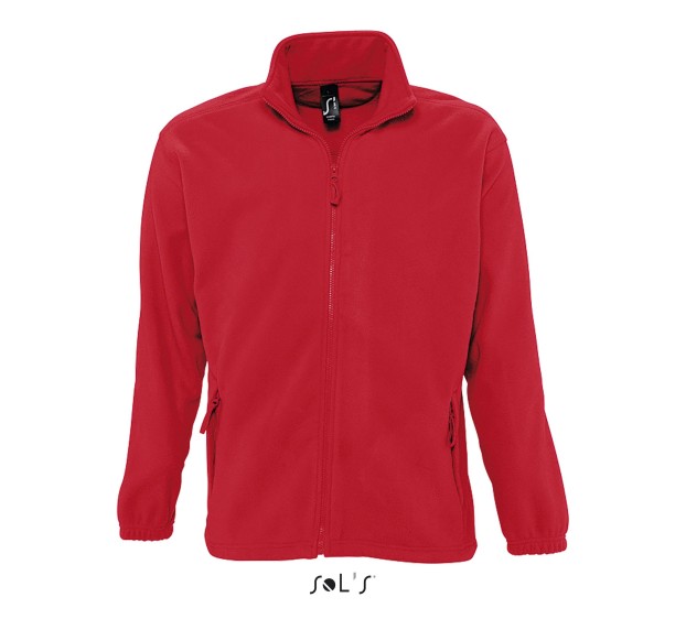VESTE POLAIRE HOMME ROUGE T. 3XL
