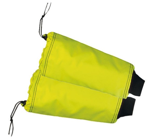 MANCHETTES ANTI-COUPURE DE PROTECTION TRONCONNEUSE JAUNE FLUO