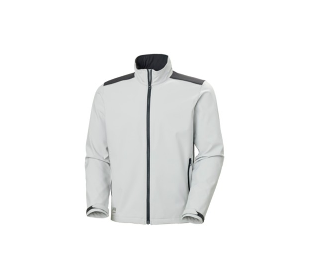 VESTE SOFTSHELL DE TRAVAIL HOMME/FEMME MANCHESTER 2.0 GREY FROG/EBONY 
