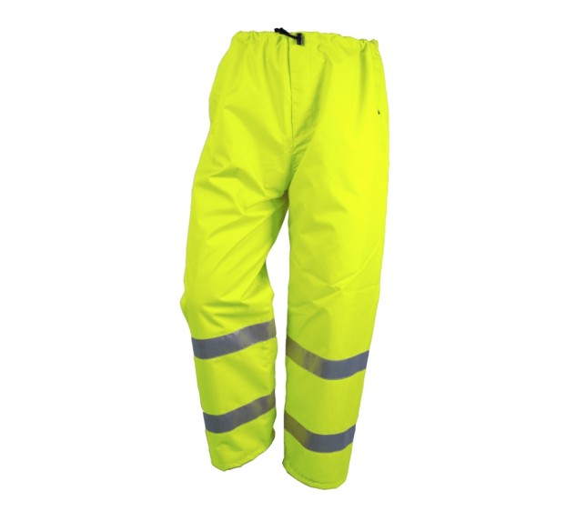 PANTALON DE PLUIE RÉFLÉCHISSANT MAEVA JAUNE FLUO