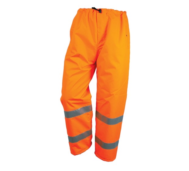 PANTALON DE PLUIE RÉFLÉCHISSANT MAEVA ORANGE FLUO