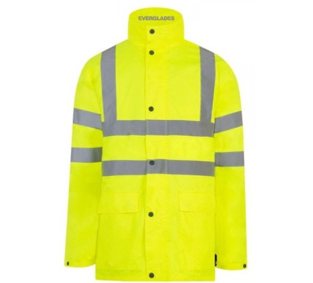 VESTE DE PLUIE EVERGLADES JAUNE HAUTE VISIBILITE