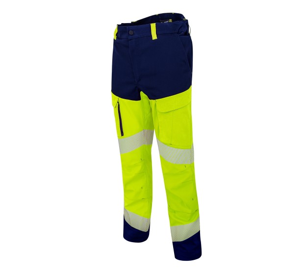 PANTALON RÉFLÉCHISSANT HOMME/FEMME GENOUILLERES LUKLIGHT R-FLEX JAUNE FLUO