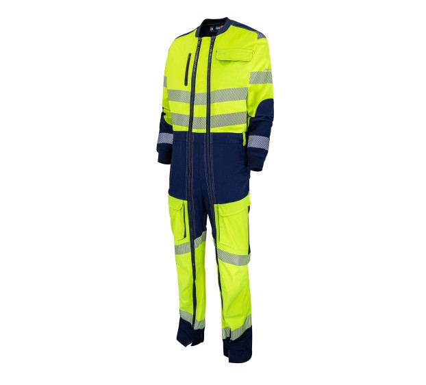COMBINAISON RÉFLÉCHISSANTE DOUBLE ZIP LUKLIGHT R-FLEX JAUNE FLUO