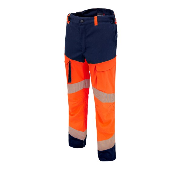PANTALON RÉFLÉCHISSANT FEMME LUKLIGHT R-FLEX ORANGE FLUO