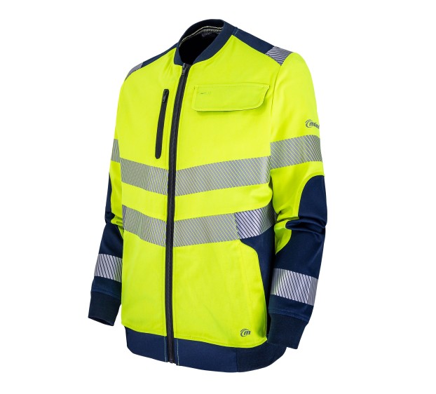 BLOUSON HAUTE VISIBILITE LUKLIGHT R-FLEX JAUNE FLUO