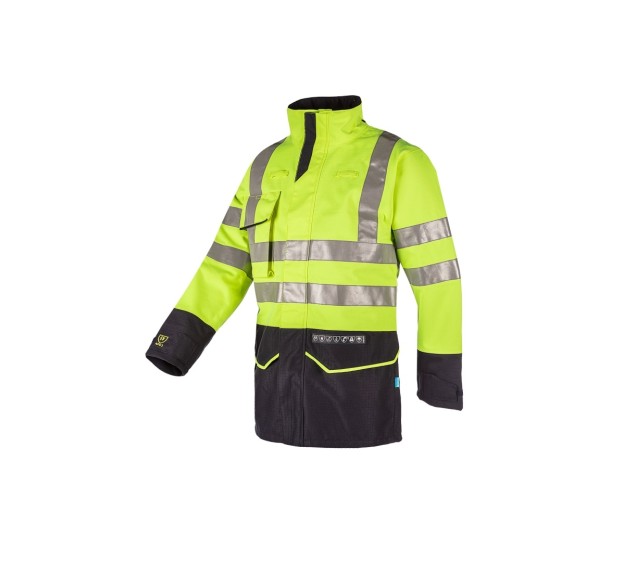 PARKA NASH JAUNE FLUO JAUNE FLUO/MARINE T.XL