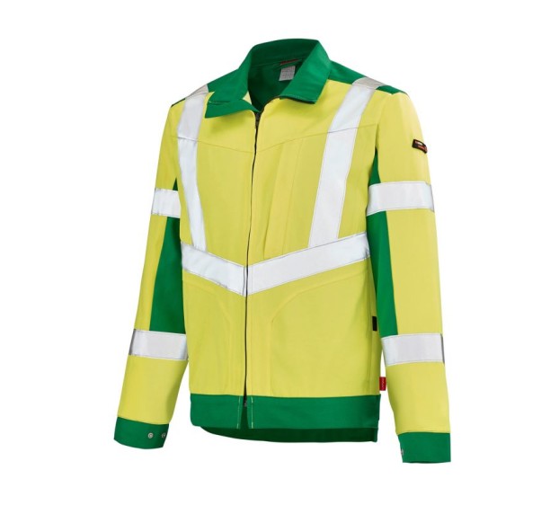 BLOUSON HAUTE VISIBILITÉ LUTEA PI JAUNE FLUO/VERT ALPIN
