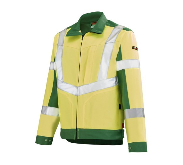 BLOUSON HAUTE VISIBILITÉ LUTEA VERT FONCE/JAUNE FLUO 