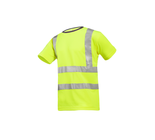 TEE-SHIRT HAUTE VISIBILITÉ AMENO JAUNE FLUO