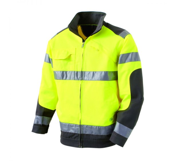 BLOUSON DE TRAVAIL LUKLIGHT ORANGE/GRIS CHARCOAL