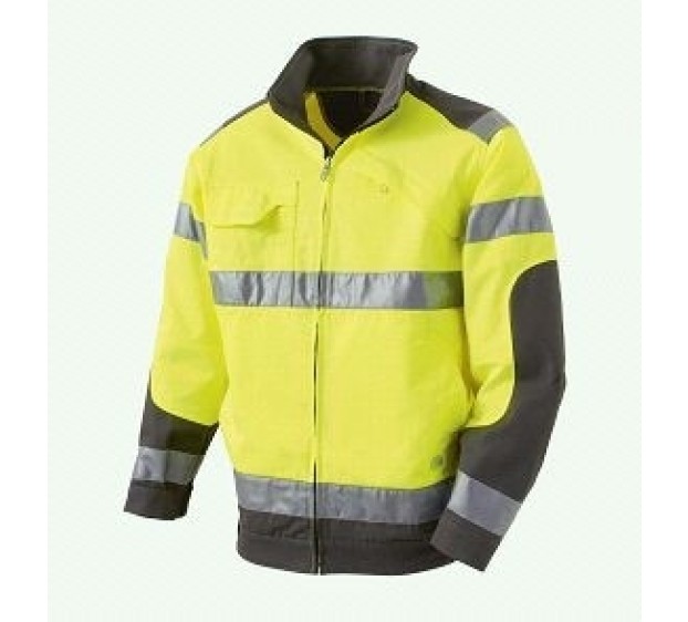 BLOUSON DE TRAVAIL LUK-LIGHT JAUNE FLUO/GRIS CHARCOAL