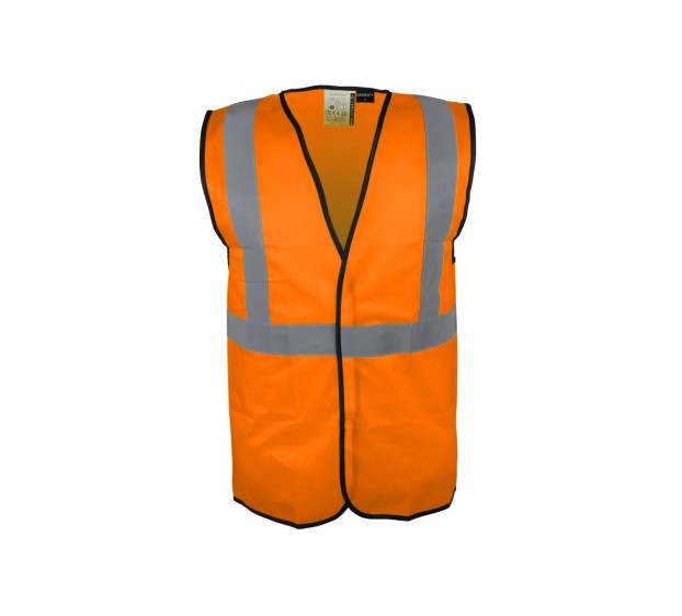 GILET HAUTE VISIBILITÉ CLASSE II ORANGE FLUO T. 5XL