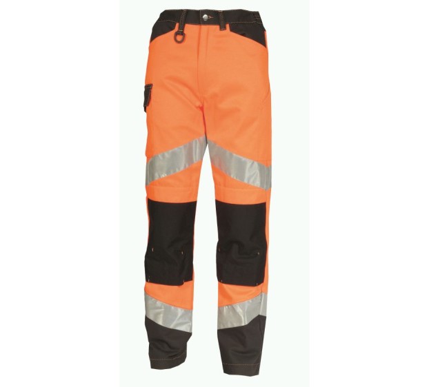 PANTALON RÉFLÉCHISSANT HOMME FLUO TECH ORANGE FLUO/CHARCOAL