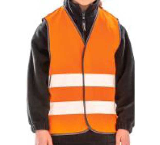 GILET HAUTE VISIBILITE ENFANT JAUNE