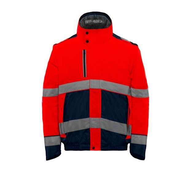 BLOUSON WYOMING ROUGE/MARINE