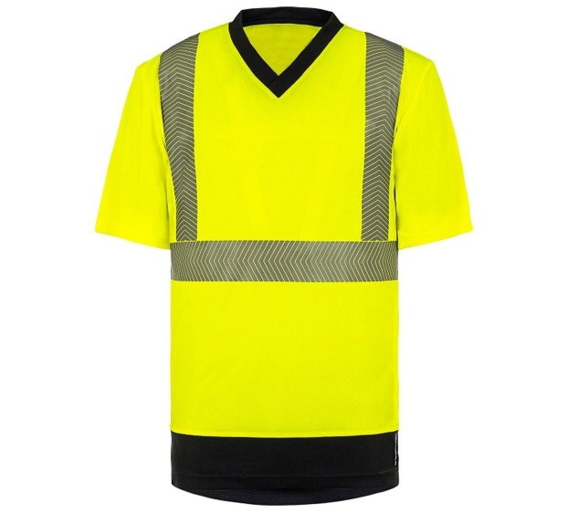 TEE-SHIRT HAUTE VISIBILITÉ HELIUM JAUNE FLUO 