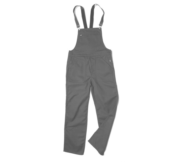 COTTE A BRETELLES P/C  GRIS ACIER