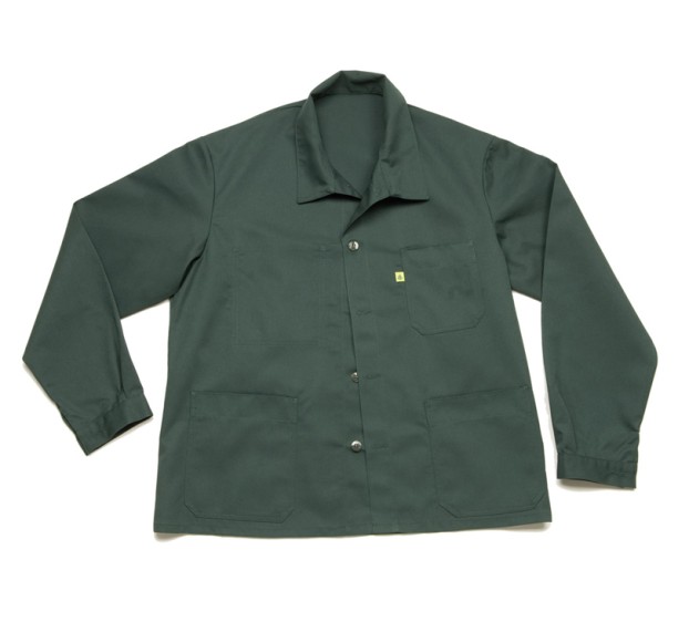 VESTE DE TRAVAIL HOMME/FEMME 100 % COTON VERT US