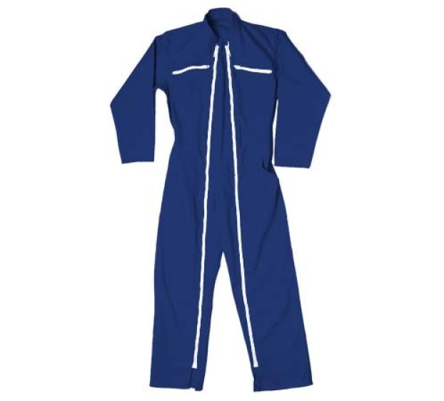 Combinaison 2 zips 65% Coton 35% Polyester Bleu Bugatti-0