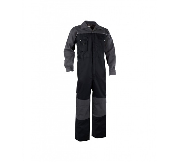 Combinaison de travail 1 Zip CANNES P/CNoir/Gris Taille 0