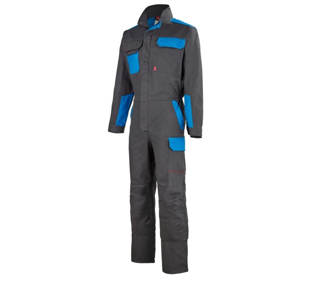 Combinaison bicolore Charbon/Azur taille 0