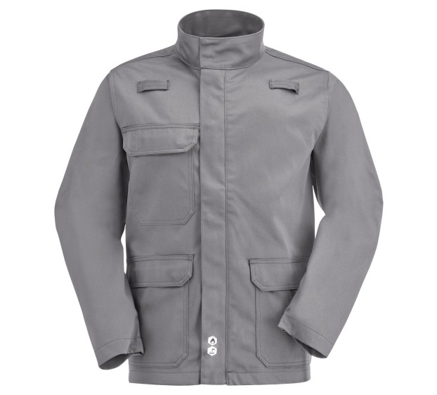 BLOUSON IGNIFUGE ANTIFEU FLAME GRIS T. 7