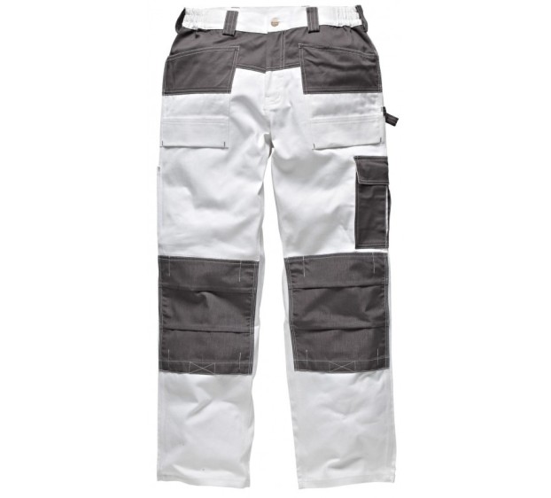 PANTALON DE TRAVAIL GRAFTER DUOTONE BLANC/ GRIS 290G