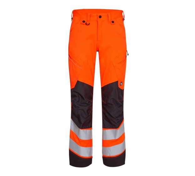 PANTALON SAFETY ORANGE/GRIS ANTHRACITE ETJ COURT 