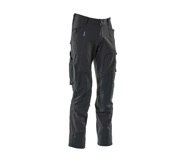 PANTALON DE TRAVAIL HOMME/FEMME ADVANCED AVEC POCHES GENOULLÈRES MARINE FONCE T.64/C66