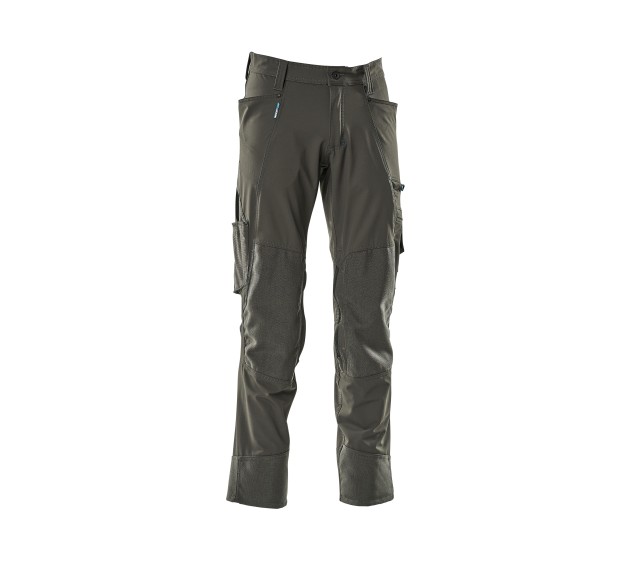 PANTALON DE TRAVAIL HOMME/FEMME ADVANCED AVEC POCHES GENOULLÈRES ANTHRACITE T.66/C68