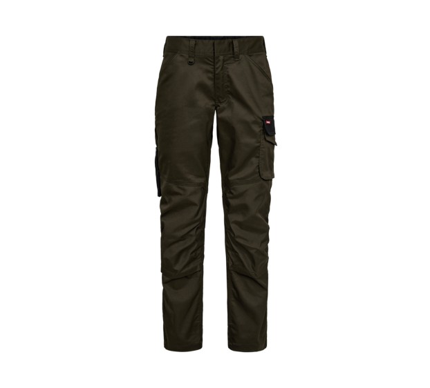 PANTALON DE TRAVAIL HOMME/FEMME GALAXY STRETCH VERT FORET/NOIR
