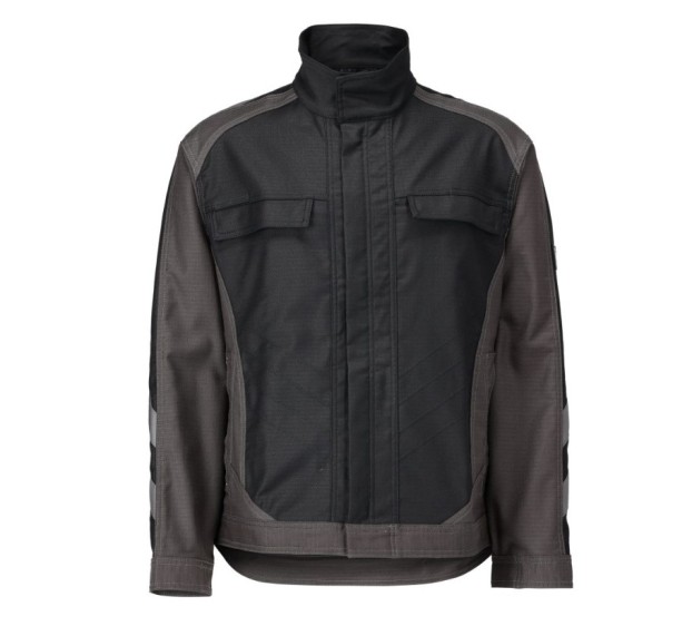 VESTE DE TRAVAIL HOMME/FEMME UNIQUE NOIR/ANTHRACITE FONCE T. 3XL