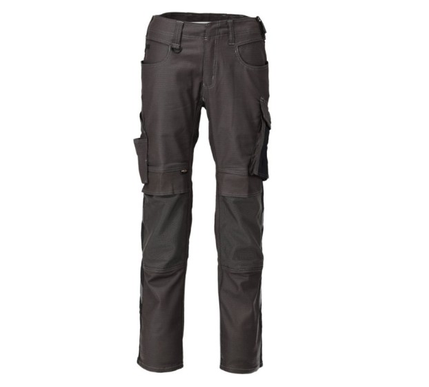 PANTALON DE TRAVAIL HOMME/FEMME UNIQUE ANTHRACITE FONCE/NOIR 