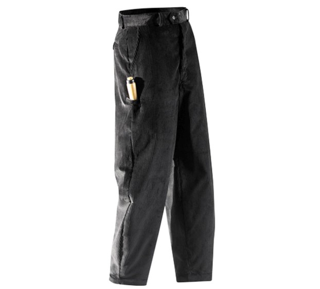 PANTALON DE TRAVAIL HOMME/FEMME DEMI-BALLON SAUMUR VELOURS NOIR EJ. M