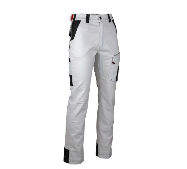 PANTALON CRISTALLIN BLANC/ GRIS