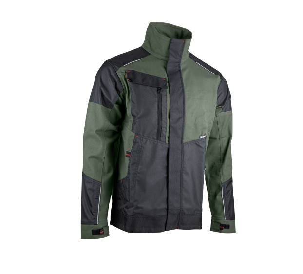 BLOUSON WOOD KAKI/ NOIR 