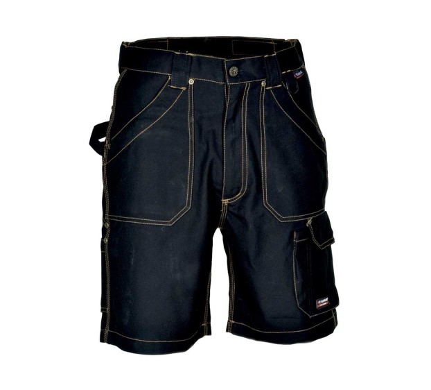 BERMDUA DE TRAVAIL SARAGOSSA ANTHRACITE/NOIR